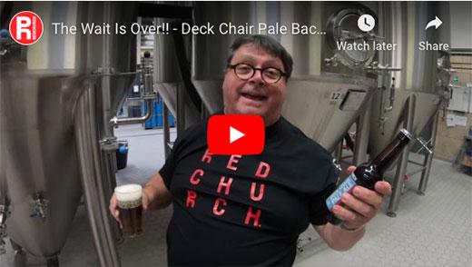 IT'S BACK by popular demand! Deck Chair Pale Ale | Redchurch Brewery