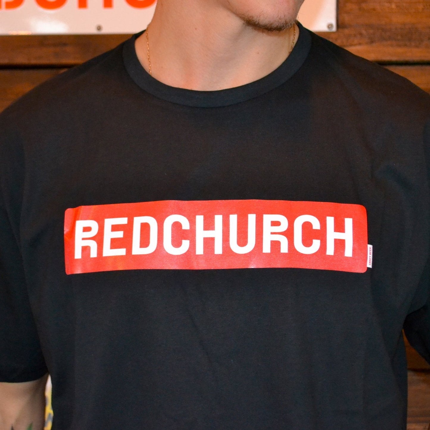 Redchurch Banner Black T-Shirt Unisex | Redchurch Brewery
