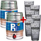 Redchurch Lager/ Paradise IPA Big Bundle - 2 x 5L Mini Kegs + 6  Pint Glasses | Redchurch Brewery